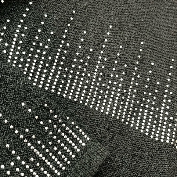 Vintage Black Wide Leg Jumpsuit Large Mod Disco Whimsigoth Designer - Picture 12 of 13